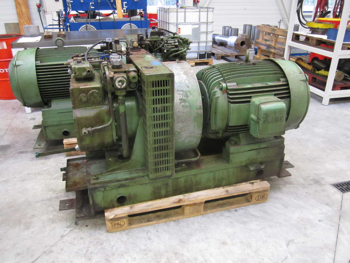 Rexroth pomp unit Revisie repair herstellen testen HYdraulische groep rexroth F1V225 F1V55 F1V107