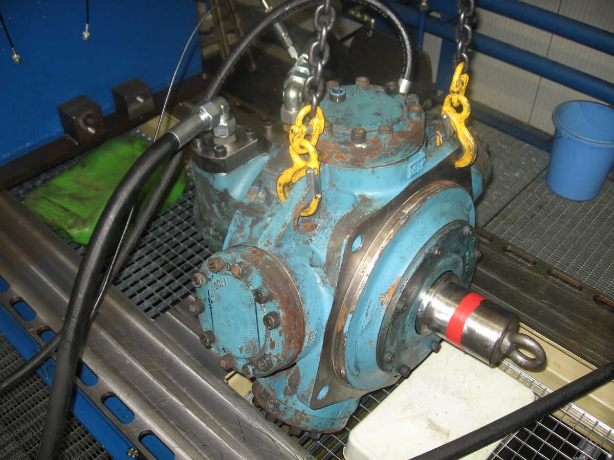 Rotary Power motor 60H952 - te herstellen revisie herstellen repair testen Rotary power 60H952, Dynapower, Pleiger, Rollstar, Kawasaki, Vickers