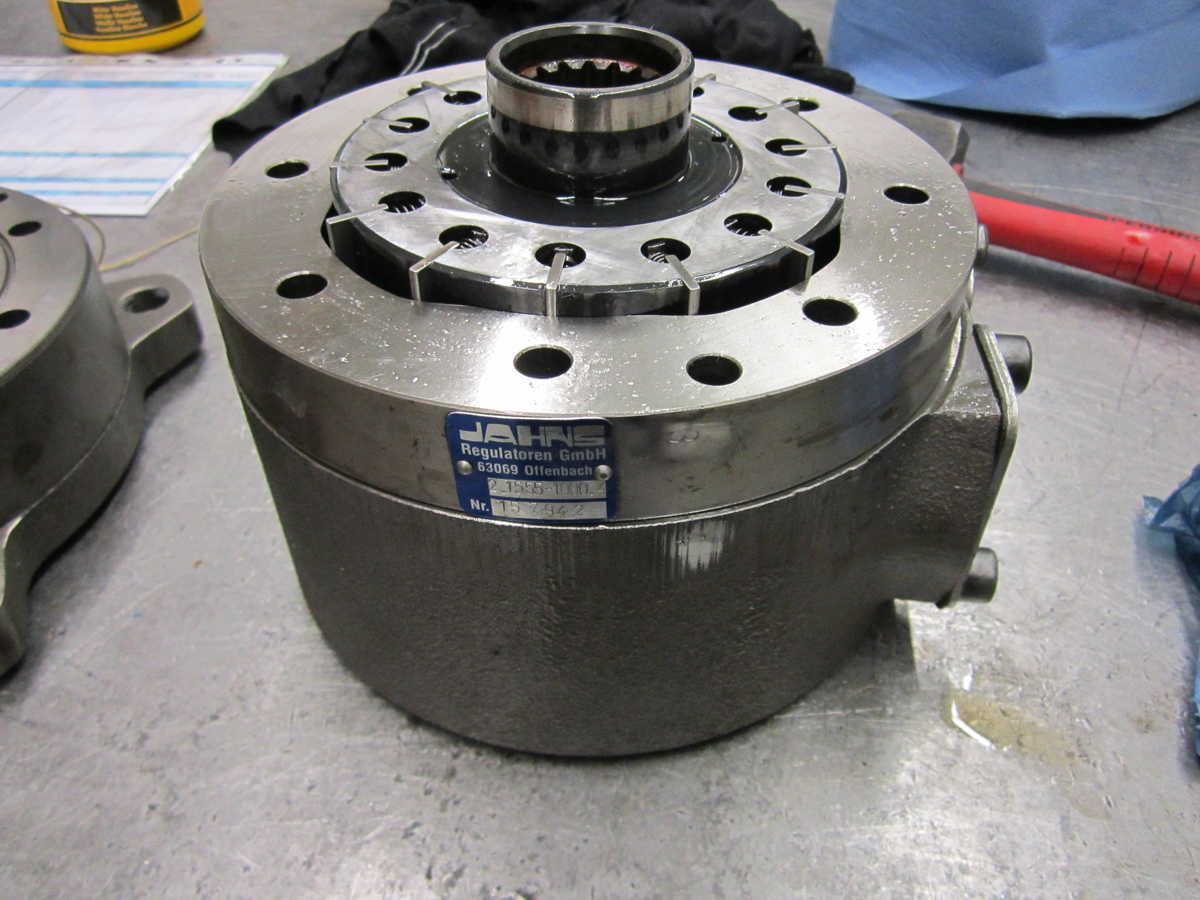 Jahns motor Jahns hydraulische motor revisie herstellen testen repair lamellen motor, Brueninghaus, Linde, Dynapower, Enerpac, Amca